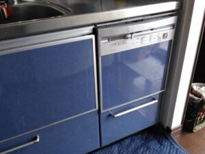 静岡キッチン取付け隊　スライドオープン食洗機の取替　施工前